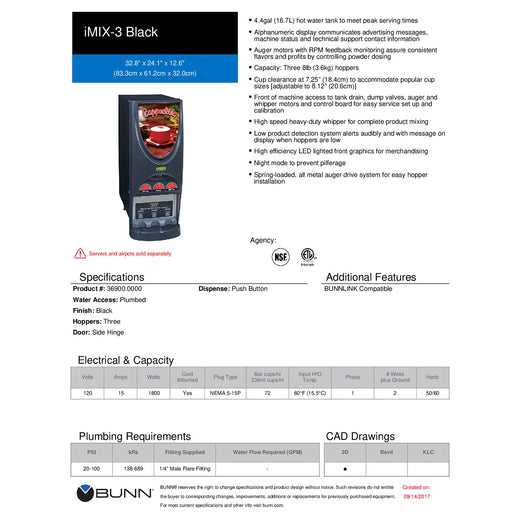 Spec Sheet