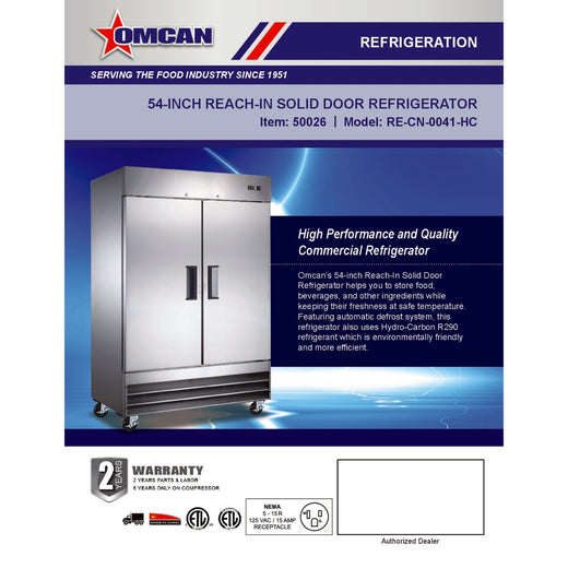 Spec Sheet
