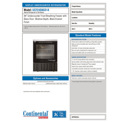 Spec Sheet