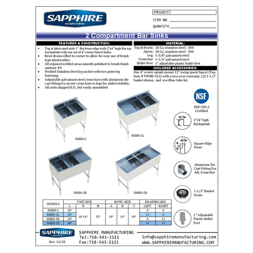 Spec Sheet