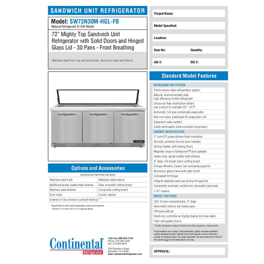 Spec Sheet
