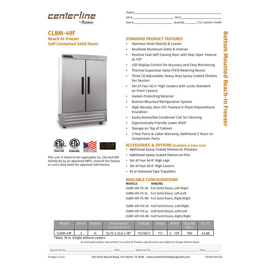 Spec Sheet