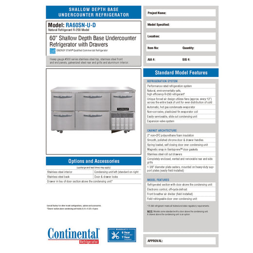 Spec Sheet