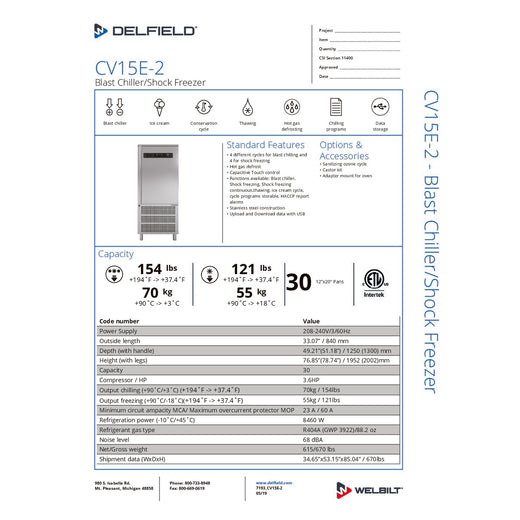 Spec Sheet