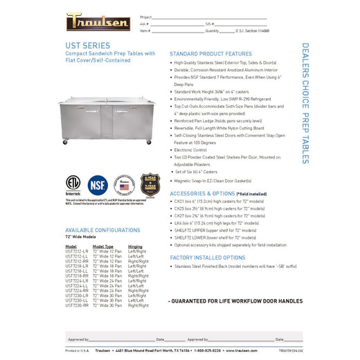 Spec Sheet