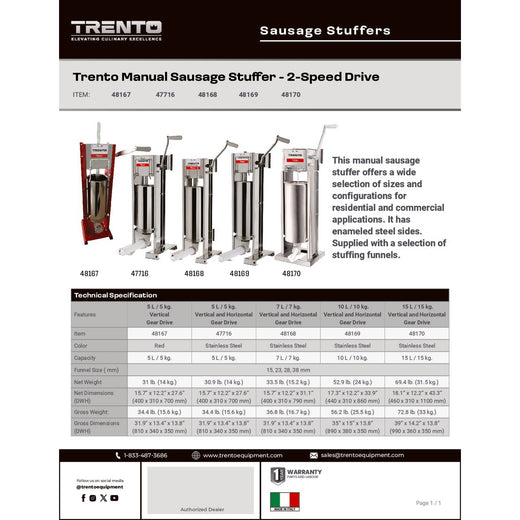 Spec Sheet