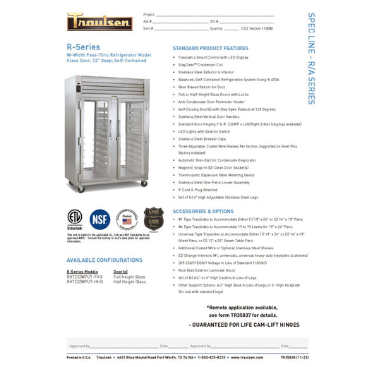 Spec Sheet
