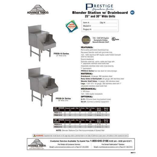 Spec Sheet