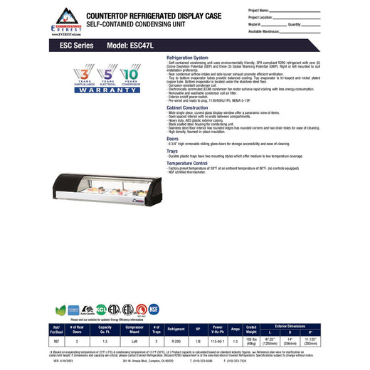 Spec Sheet