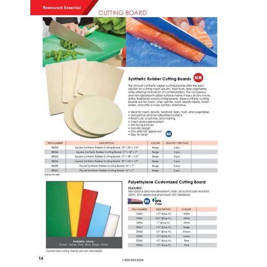 Spec Sheet
