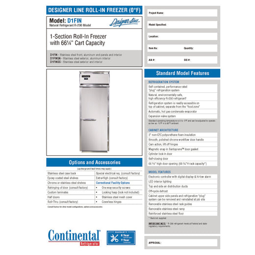 Spec Sheet