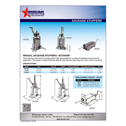 Spec Sheet