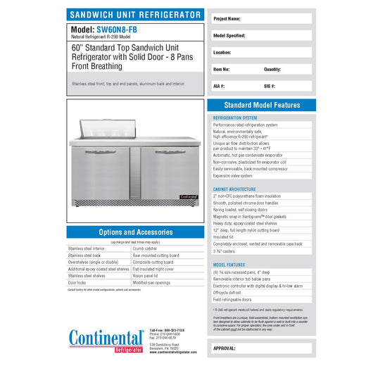 Spec Sheet