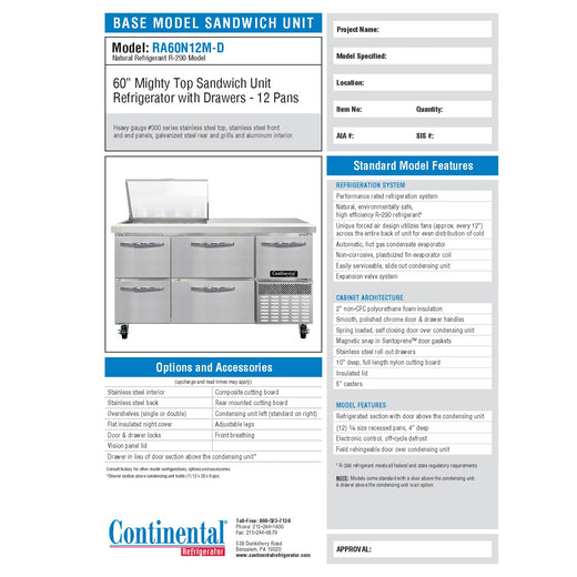 Spec Sheet