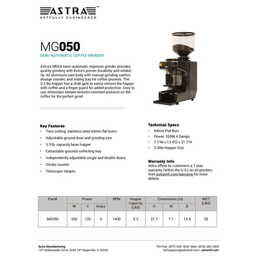 Spec Sheet