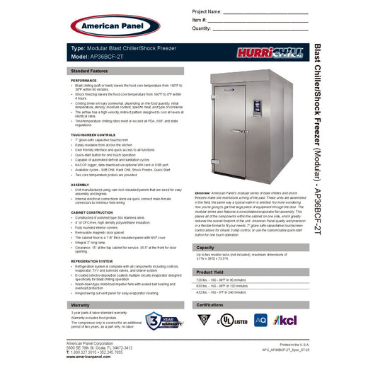 Spec Sheet