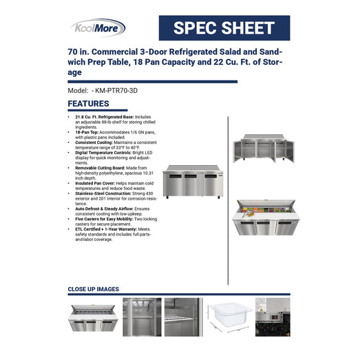 Spec Sheet