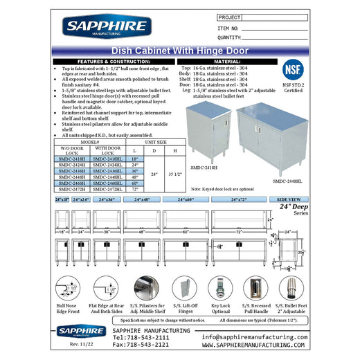 Spec Sheet