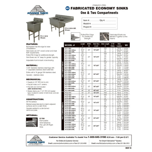 Spec Sheet