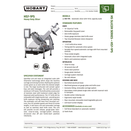 Spec Sheet