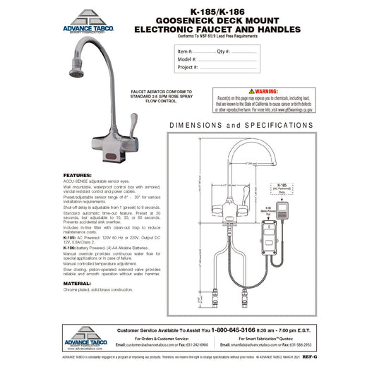 Spec Sheet