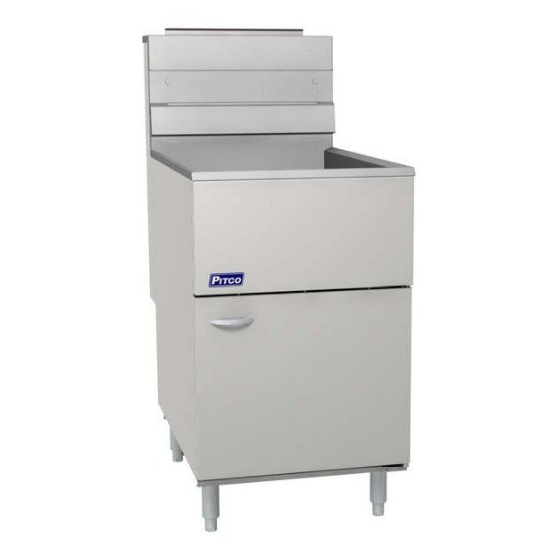 Pitco 65C+S 65 - 80-lb Commercial Gas Fryer — Millivolt Controls