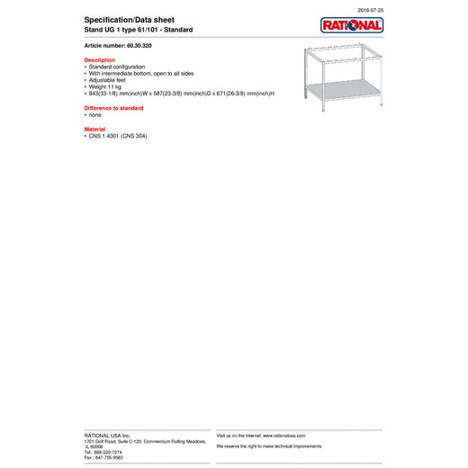 Spec Sheet