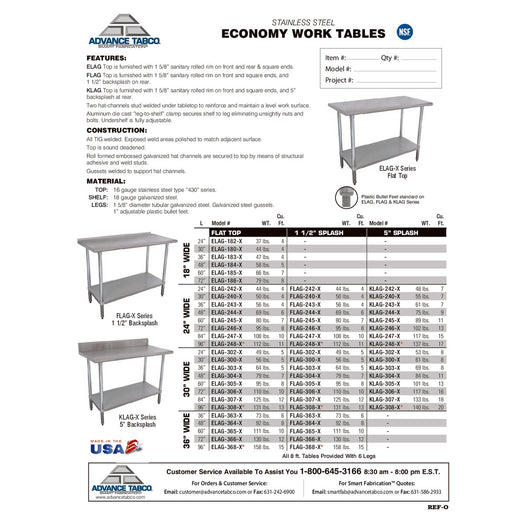 Spec Sheet