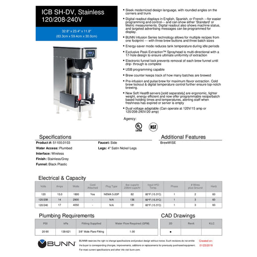 Spec Sheet