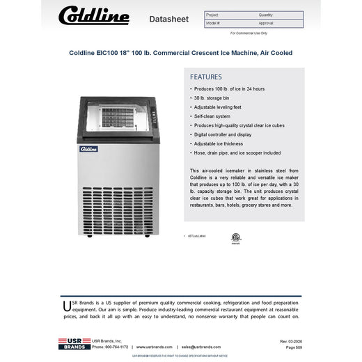 Spec Sheet