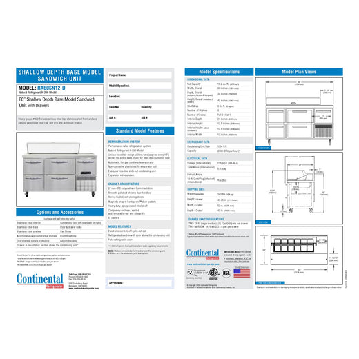 Spec Sheet