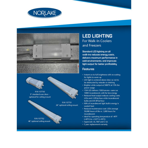Walk-In LED Lighting Flyer