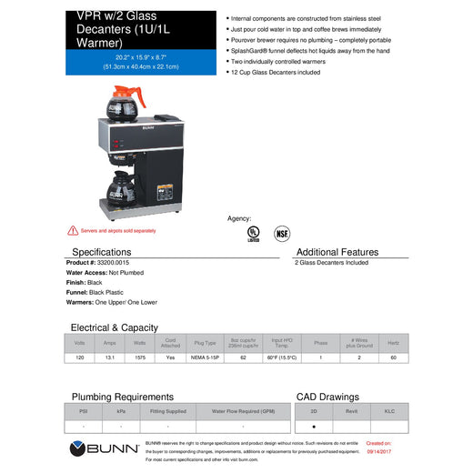 Spec Sheet