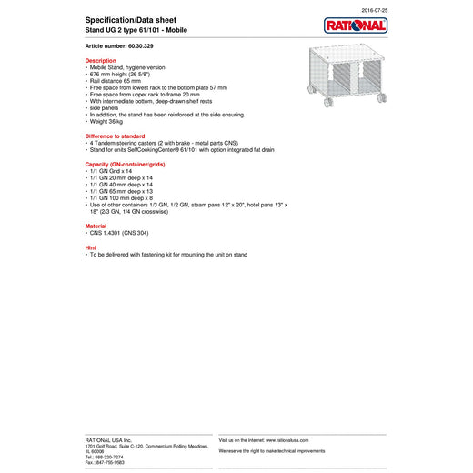 Spec Sheet