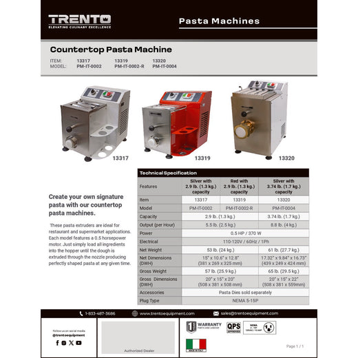 Spec Sheet