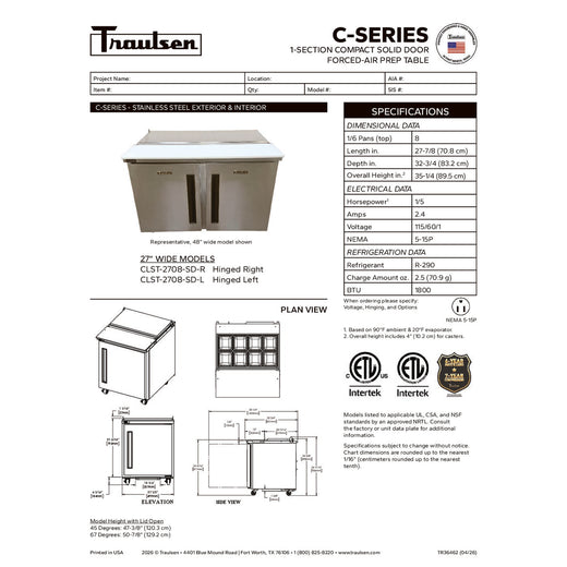 Spec Sheet