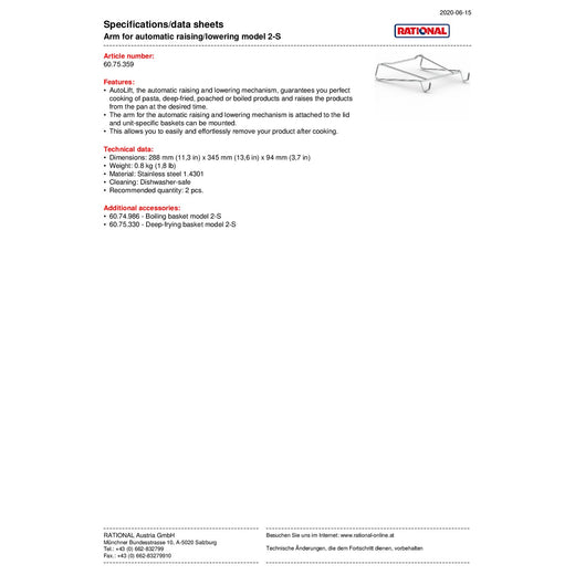 Spec Sheet