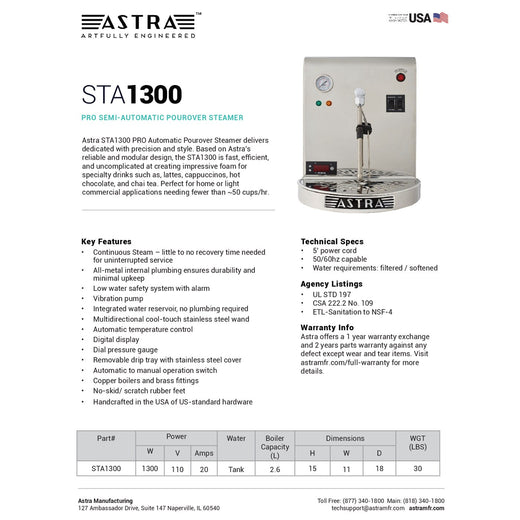 Spec Sheet