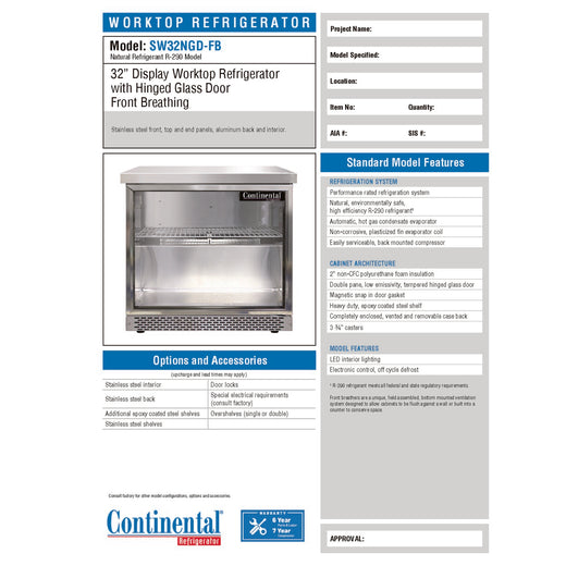 Spec Sheet