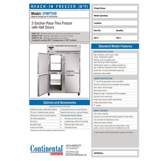 Spec Sheet