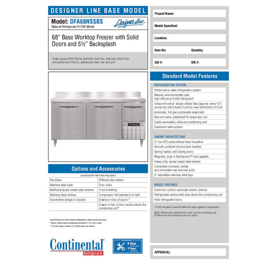 Spec Sheet
