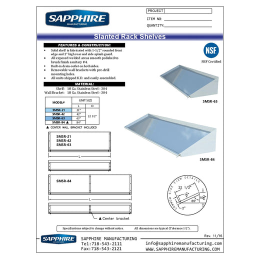 Spec Sheet