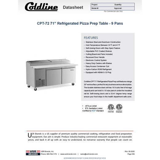 Spec Sheet