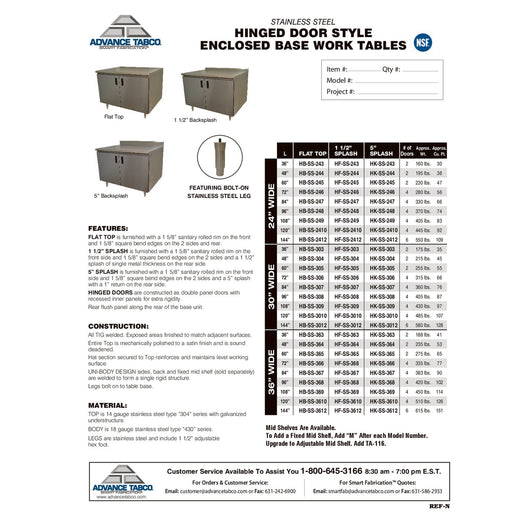 Spec Sheet