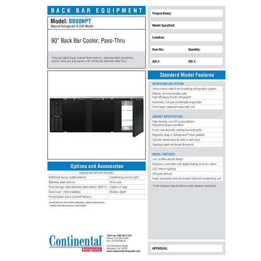 Spec Sheet