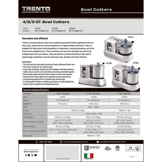 Spec Sheet