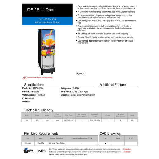 Spec Sheet