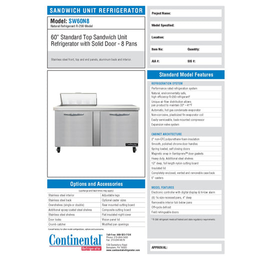 Spec Sheet