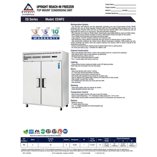 Spec Sheet