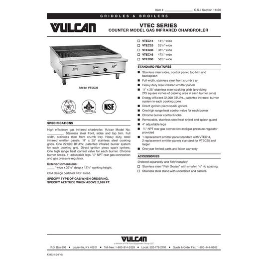 Spec Sheet